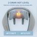 Wireless Neck Massage Device with Warmth - Electric Shiatsu Pain Relief for Upper & Lower Back Adjustable Straps - Buy Online on GoSupps.com