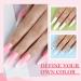 COSCELIA GENNAGEL SET - Complete 8 Colors Gel Nails with 36W UV/LED Lamp | Poly Nail Gel & Cutter | 12PC Starter Set for Stunning Nail Art - Buy Online on GoSupps.com