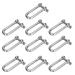 Leyeet Long D Shackle 304 Stainless Steel Straight Anchor Screw Pin Chain Wire Rope Connector10Pcs M40 Human Ear Model Ear Model Human Ear Model Ear Model Human Ear Model Human Ear Model Ear Mode