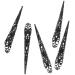 Lurrose 5pcs Halloween Cosplay Nails Claw Ring Witch Finger Knuckle Claw False Long Nails Vampire Costume Props for Halloween Cosplay Party Costume Supplies