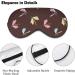 Watercolor Dragonfly Sleep Mask - Adjustable Strap, Block Light, Men & Women - Ideal for Sleeping, Travel, Nap - Cute Flying Design - Buy Online on GoSupps.com