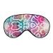 Colorful Snake Skin Sleep Mask for Women Adjustable Sleeping Eye Shades Cover with Elastic Strap