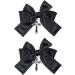 AJOIDR Ribbon Hair Bows with Pendant Hair Clip Hairpin Women Barrettes PonytailHolder for Girl Hair Styling Tool Black-b - Buy Online on GoSupps.com