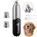Toozey claw cutters for dogs and cats - 4 LED super quiet (40 dB) 3 speeds long battery life of 7.5 hours USB rechargeable black black