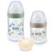 Nuk for Nature Start Set |2 bottles with temperature control display (1x 150ml gr. S 1x 260ml m) |1 pacifier (0-6 months) multi-colored 3 3.0 grams