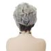 GNIMEGIL Short Curly Gray Wig for White Women - Golden Girls Costume Elderly Synthetic Wig - Buy Online on GoSupps.com