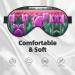 Buy Purple Tulips Double-Sided Sleep Eye Mask - Soft Adjustable Blindfold to Block Out Light - Buy Online on GoSupps.com