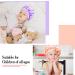 Arqumi Silk Satin Bonnet for Kids 2Pcs - Soft Baby Sleeping Cap - Adjustable Night Cap for Toddler Child Teens - Nude & Purple - Buy Online on GoSupps.com