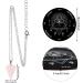 Wooden Pendulum Board Dowsing Divination Pendulum Witchcraft Altar Supplies with Crystal Necklace and Wooden Pendulum Board Metaphysical Message Board Kit  6 Inch (White) Black - Buy Online on GoSupps.com