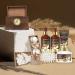 Fathers Day 13Pc Premium Coconut Spa Kit in Vintage Wooden Box - Body Lotion, Handmade Soap, Bath Bomb, Shampoo & Conditioner Set for Men & Women - Buy Online on GoSupps.com