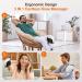 Best Cordless Knee Massager - LED Screen Infrared Heat & Vibration Relief for Pain Swelling & Stiff Joints - Portable Therapy for Family & Friends - Buy Online on GoSupps.com