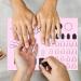 Nail Mat for Nail Tech Manicure Protector Mat for Nail Practice - Nail Manicure Tools Stamping Mat Nail Sticker Guide for Nail Sticker Printing Pink - Buy Online on GoSupps.com