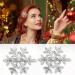 MFUOE 4Pieces Snowflake Hair Clips Silver Snow Bobby Pins Alloy Shiny Christmas Wedding Hairpin Hair Accessories for Xmas Women Girls - Buy Online on GoSupps.com