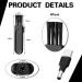 TOODOO 13-Piece Electric Shaver Charger USB Cable Set with Cleaning Brush - Ideal for Beauty Equipment and Lamps - Buy Online on GoSupps.com