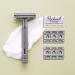 Rockwell Razors 6C Gunmetal Chrome Double-Edge Safety Razor | 6 Adjustable Settings | Includes 5 Blades - Buy Online on GoSupps.com