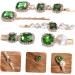 Gogogmee 1 Crystal Pearl Hair Clip Diamond Hair Clips Green Rhinestones Green Rhinestone Hair Barrettes Bridal Hair Accessories Bobby Hair Barrette Wedding Hair Clips Rhinestone Clips Alloy - Buy Online on GoSupps.com