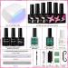 Morovan 6PCS Nude Pink Gel Nail Polish Kit with UV Light for DIY Nail Art | Base, Top Coat & Remover Included - Salon Quality Results at Home - Buy Online on GoSupps.com