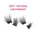 DIY Cluster Lash Extension Kit - CALAILIS Faux Mink Lashes for Natural Look | 3 Pairs of Individual Cluster Lashes - Buy Online on GoSupps.com
