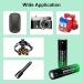 18650 Rechargeable Battery 9900mAh Flat Top - 4 Pack | Long-Lasting 3.7V Batteries for Headlamps & LED Flashlights - Shipping Worldwide - Buy Online on GoSupps.com