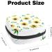 Sunflower Print Sanitary Napkin Storage Bag - Menstrual Pad Pouch for Women - Color 11 - Buy Online on GoSupps.com