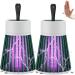Tdgcdsm Mosquito Zapper 2024 New Outdoor Mosquito Lamp Portable Cordless Mozz Guard 2.0 USB Charing and Low Noise Suitable for Indoor Home Garden Camping Picnic (2pcs)