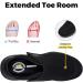 FitVille Diabetic Shoes for Men - Extra Wide Slip-on Walking Shoes for Swollen Feet - Foot Pain Relief Neuropathy - Easy Top Wings V2 - Size 10.5 X-Wide Black - Buy Online on GoSupps.com