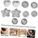 Zerodeko 10pcs Bath Cake Pan Candle Molds Ice Cream Chocolate Bath Salt Cake Mold Spherical Steamer - Buy Online on GoSupps.com