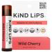 Kind Lips Wild Cherry Organic Lip Balm Natural Moisturizing Lip Care Single Tube Wild Cherry 1 Count (Pack of 1)