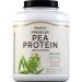 Piping Rock Pea Protein Powder Unflavored 7lb | Vegan Formula | Premium Protein | Non-GMO Gluten Free