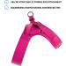 BullyBillows Boomerang Harness | Lightweight & Non-Restrictive Dog Harness | Easy Slip On & Off Design | Premium Quality with Velcro Strap | Carminerose M Medium - Buy Online on GoSupps.com