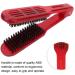 Plywood Comb Hair Straightening Tool - V-Shape Styling Straightener for Home & Barber Shop | Red - Buy Online on GoSupps.com
