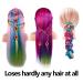 SHOWSHINE Rainbow Training Heads - Burgundy Styling & Practice Head for Hair Design | International Shipping Available - Buy Online on GoSupps.com