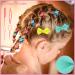 Tallsocne Girls Hair Accessory Set - Multicolor Mini Seamless Hair Ties, Elastic Bands, Butterfly Clips, Flower Claws, Styling Tools - Buy Online on GoSupps.com