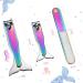 Buy Honoson 4-Piece Mermaid Nail Clipper Set | Stainless Steel Nail Cutter for Women | Perfect Birthday & Christmas Gifts | Sturdy Fingernail & Toenail Grooming - Buy Online on GoSupps.com
