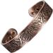 XL Mens Wide Copper Magnetic Bracelet Viking Pure Copper Wristband Holistic Magnetic Band with 6 Strong Neodymium Magnets Adjustable- Viking Eagle -VE (XL: Wrist 22 24cm/8.6 9.5 ) - Buy Online on GoSupps.com