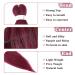 3 Pieces Low Temperature Yaki Synthetic Hair Extensions - 26 Inch Soft Crochet Lichen Fiber in Dark Red | Itch-Free & Easy to Style - Buy Online on GoSupps.com