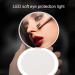 LED Lighted Travel Makeup Mirror Mini Portable Folding Mirror for Purse Mini Travel Anti Fog Double Sided Mirrors Rechargeable Vanity Makeup Mirror for Pocket Gift Women - Buy Online on GoSupps.com