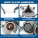 Half Facepiece with 2097 Filter MYGCCA Resin Respirator with Filters for Dust Organic Vapor Used in Painting Woodworking Epoxy Welding  - Buy Online on GoSupps.com