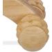 Relaxdays Wooden Massage Set - 2 Manual Rollers for Back Neck Arms & Legs - Natural Massage Devices for Home Use - Buy Online on GoSupps.com
