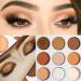 Ecofavor 9-Color Brown Eyeshadow Palette - Natural Matte, Shimmer, Glitter | Highly Pigmented, Waterproof | Easy to Blend Naked Earth Tones Makeup Palette - Buy Online on GoSupps.com