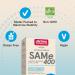 Jarrow Formulas Natural SAM-e 400mg - 60 Enteric-Coated Tablets for Mood & Joint Support - Buy Online on GoSupps.com