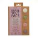 Danielle Creations Erase Your Face Eco Friendly Reusable Make Up Remover Cloths- - Multipack Box of 4 Pastel Multi 4 Count (Pack of 1)