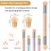 KAAGEE 19Pcs Nail Sponges for Ombre & French Manicure - Double-Head Nail Pen Brush Set with Replacement Sponge Heads (Orange) - Buy Online on GoSupps.com
