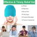 Migraine Relief Cap Reusable Cold Hot Therapy Migraine and Headache Relief Cap Single-Sided Gel Ice Hot Head Wrap for Chronic Migraine Tension Headache Sinus Stress Puffy Eyes (Blue) - Buy Online on GoSupps.com