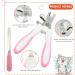Crafterlife Rabbit Fur Care Set - Pet Grooming Brush Nail-Knobs Massage Glove & Flea Comb for Rabbits Puppies Kittens & Small Animals (Red & Pink) - Buy Online on GoSupps.com