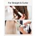 K&K PRO Flat Iron Hair Straightener - 1 Inch Ceramic Tourmaline Dual Voltage Swift Heat-up for Effortless Curls & Straightening - Buy Online on GoSupps.com