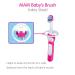 MAM Baby Toothbrushes Set with Brushy The Bear Character | 2 Baby's Brushes, 1 Safety Shield | Interactive App | Girls 6+ Months | Pink - Buy Online on GoSupps.com