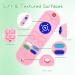 BPA Free Baby Teething Toys 2 Pack - Soothing Hand & Remote Control Teethers for Babies 0-12 Months | Soft Infant Chew Toys in Pink Duck & Remote Design - Buy Online on GoSupps.com