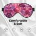 Red Diamond Pattern Unisex Sleeping Eye Mask | Soft Comfortable & Light-Blocking for Perfect Sleep - Buy Online on GoSupps.com