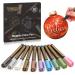PANDAFLY Metallic Marker Pens - Set of 10 Medium Point Markers for Black Paper, Rock Painting, Scrapbooking, Card Making, Ceramics & DIY Photo Album - Buy Online on GoSupps.com